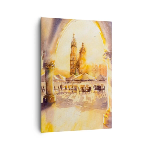 Tablou pe pânză - Răsărit în Cracovia - 70x100 cm