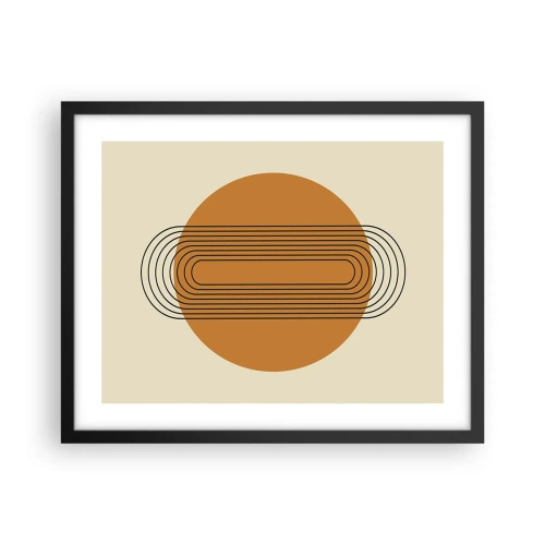 Poster în ramă neagră - Planul perfect - 50x40 cm