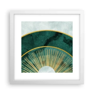 Poster în ramă albă - Un alt sistem solar - 30x30 cm