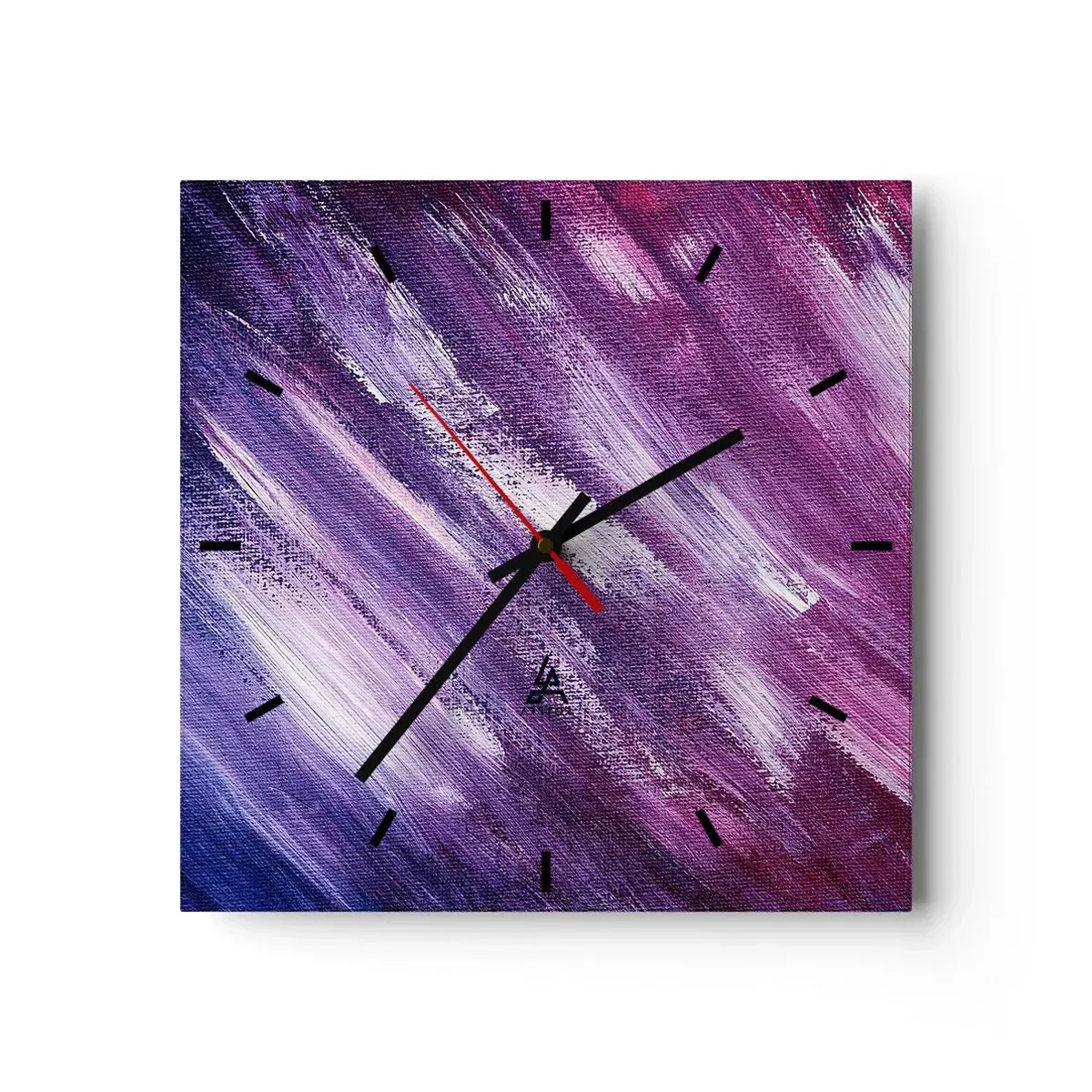 Ceas de perete - Ceas pe sticlă - Când bate vântul însorit - 40x40 cm