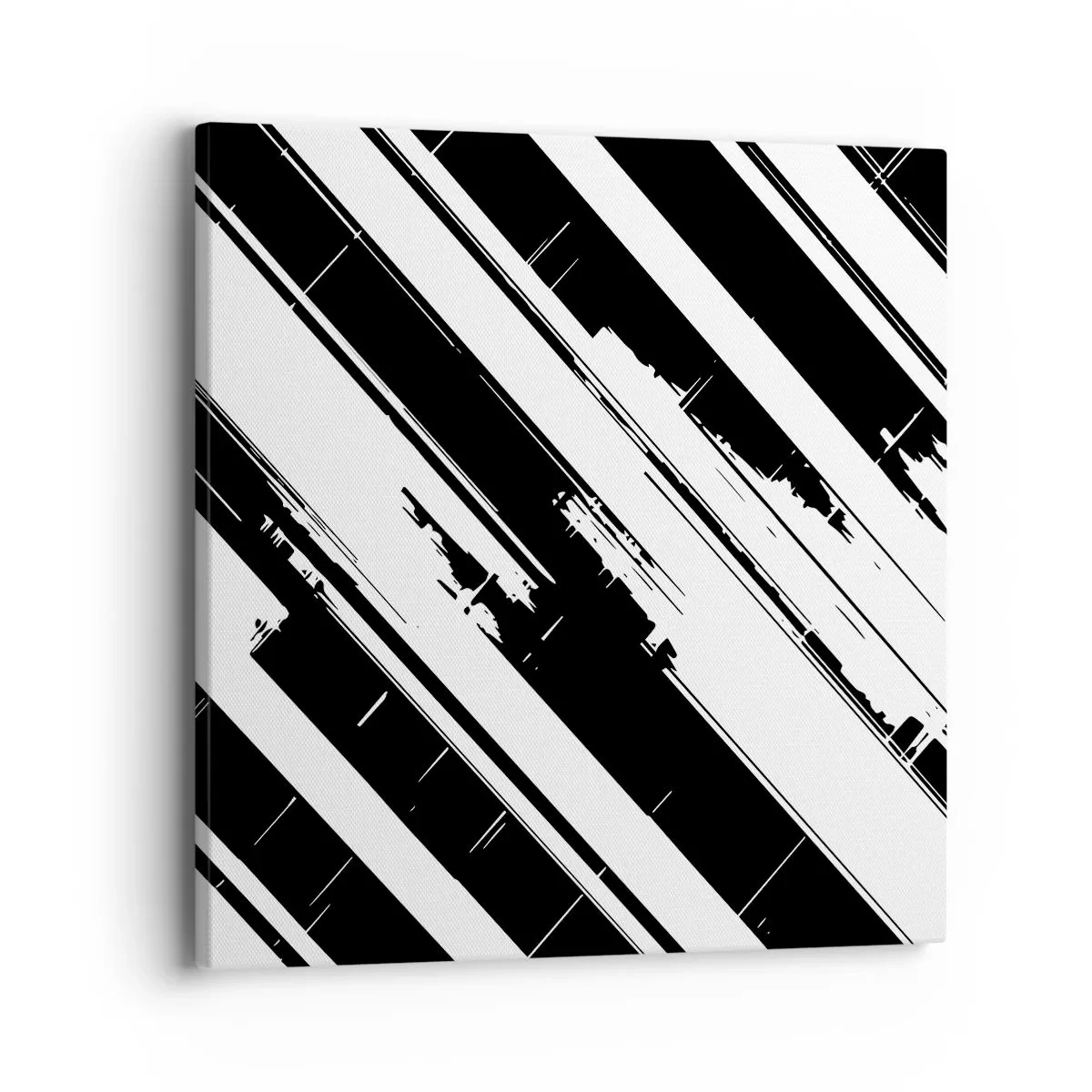 Tablou pe pânză - Compoziție intensă și dinamică - 40x40 cm