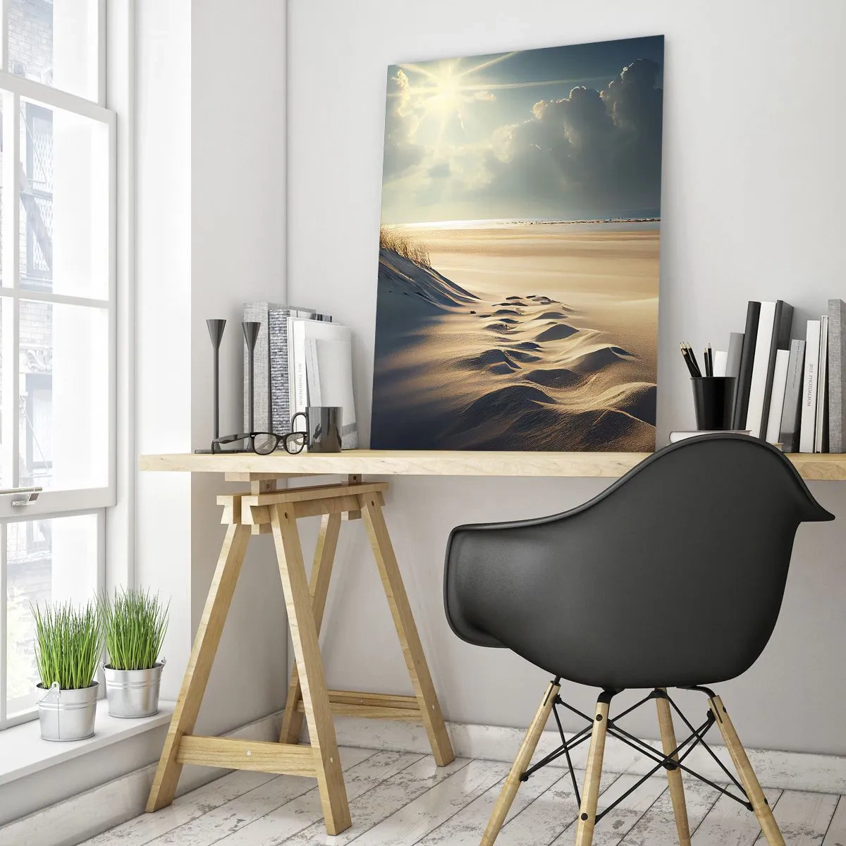 Tablou pe sticlă - Peisaj liniștitor - 50x70 cm