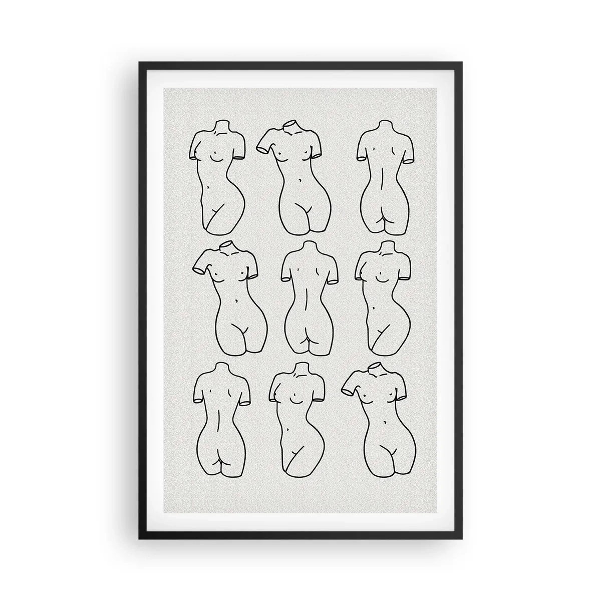 Poster în ramă neagră - Doar Venus - 61x91 cm