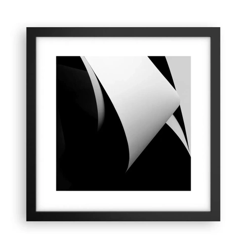 Poster în ramă neagră - Planuri de lumină din adâncurile umbrelor - 30x30 cm