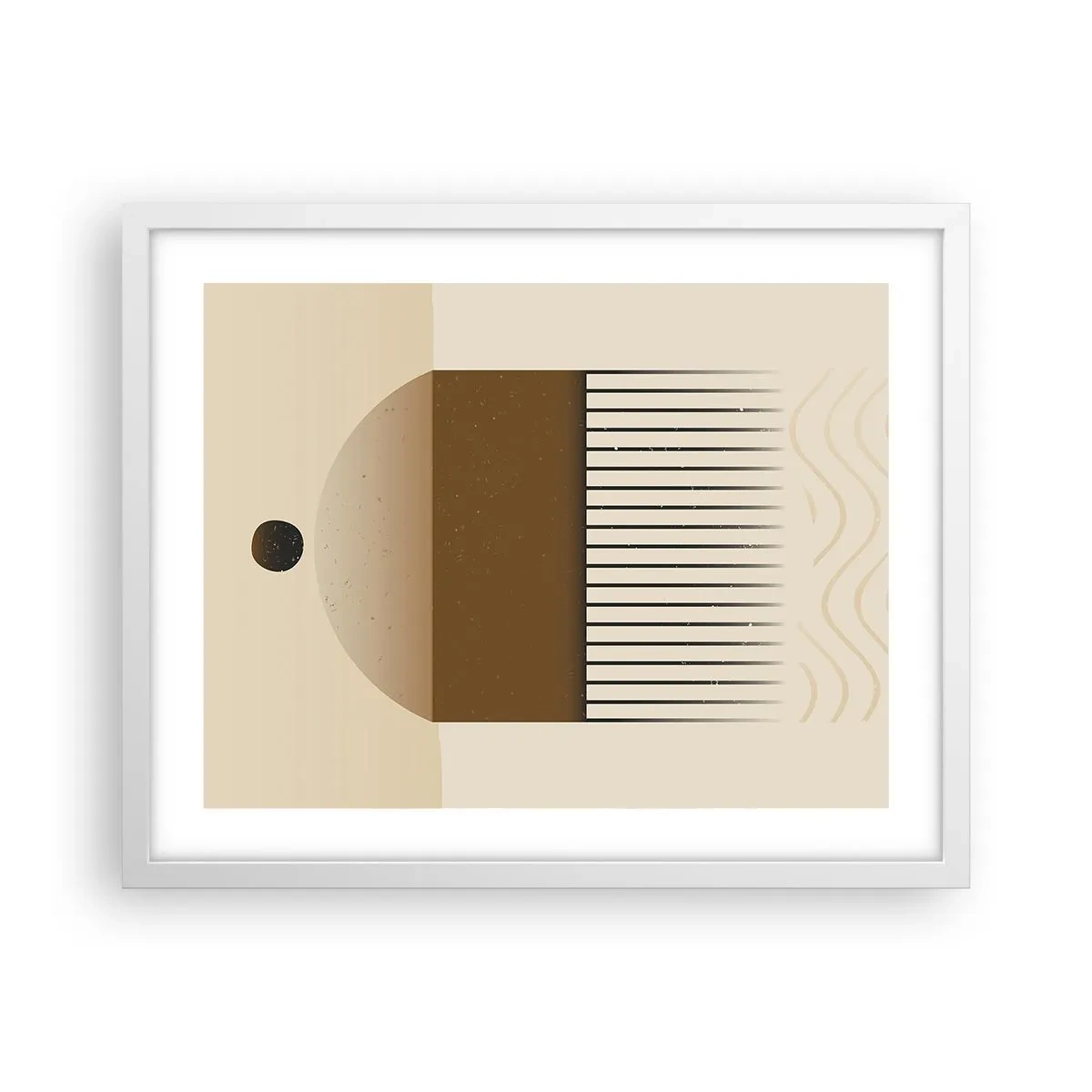 Poster în ramă albă - Stări diferite - 50x40 cm