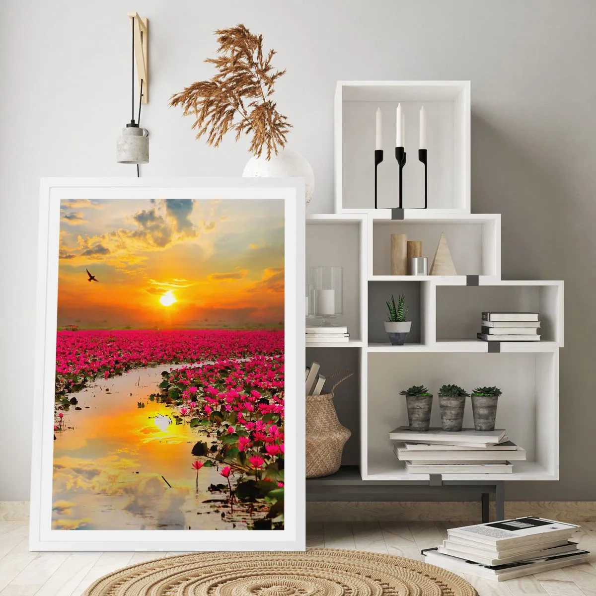 Poster în ramă albă - Viața secretă a lacului - 70x100 cm