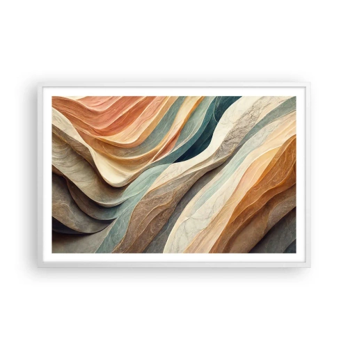 Poster în ramă albă - Momentul dinaintea schimbării - 91x61 cm