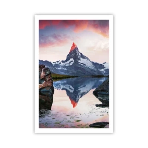 Poster - Inima munților este fierbinte - 61x91 cm