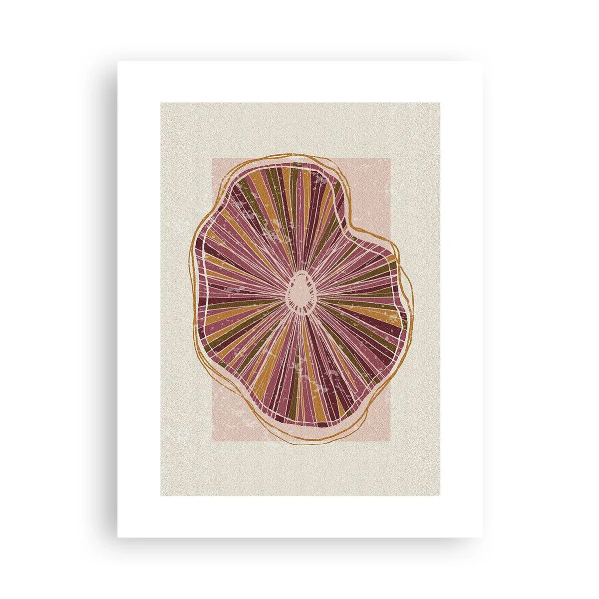 Poster - Abstracția radială - 30x40 cm