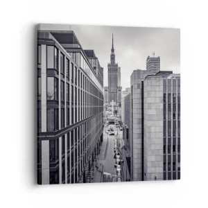 Tablou pe pânză - Vale citadină din Varșovia - 40x40 cm