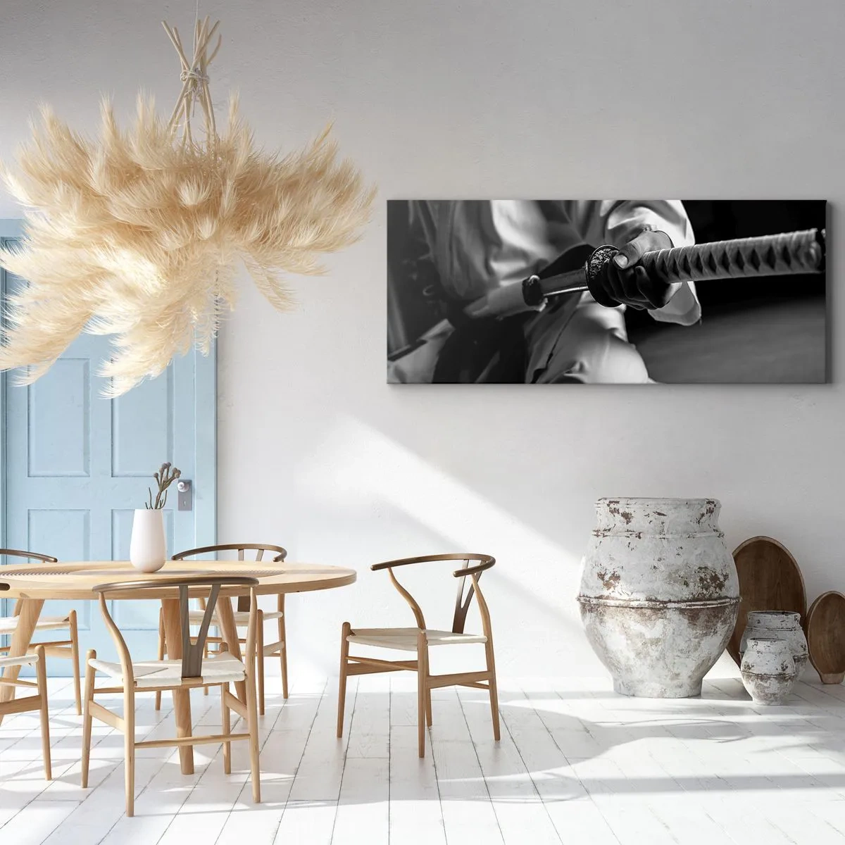 Tablou pe pânză - Sufletul unui războinic - 160x50 cm