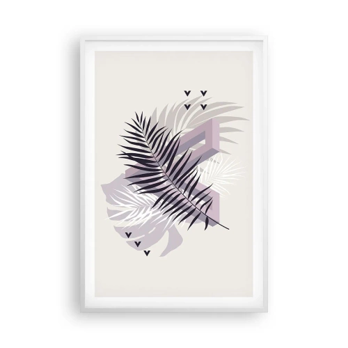 Poster în ramă albă - Umbra unei umbre - 61x91 cm