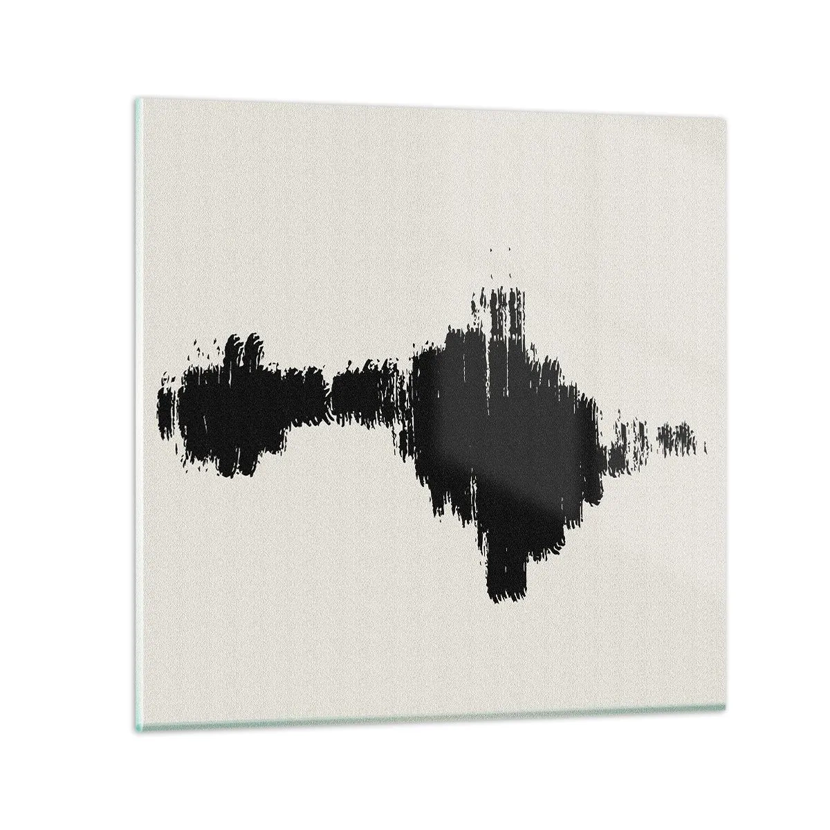 Tablou pe sticlă - Vibrațiile imaginației - 30x30 cm