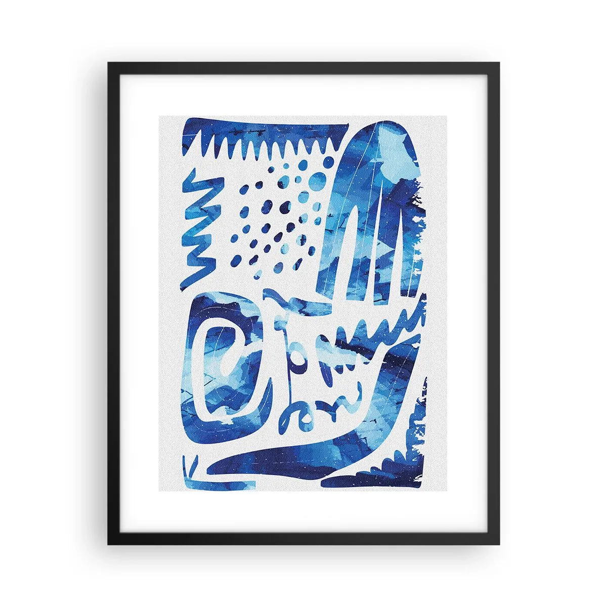 Poster în ramă neagră - Înapoi la rădăcini - 40x50 cm