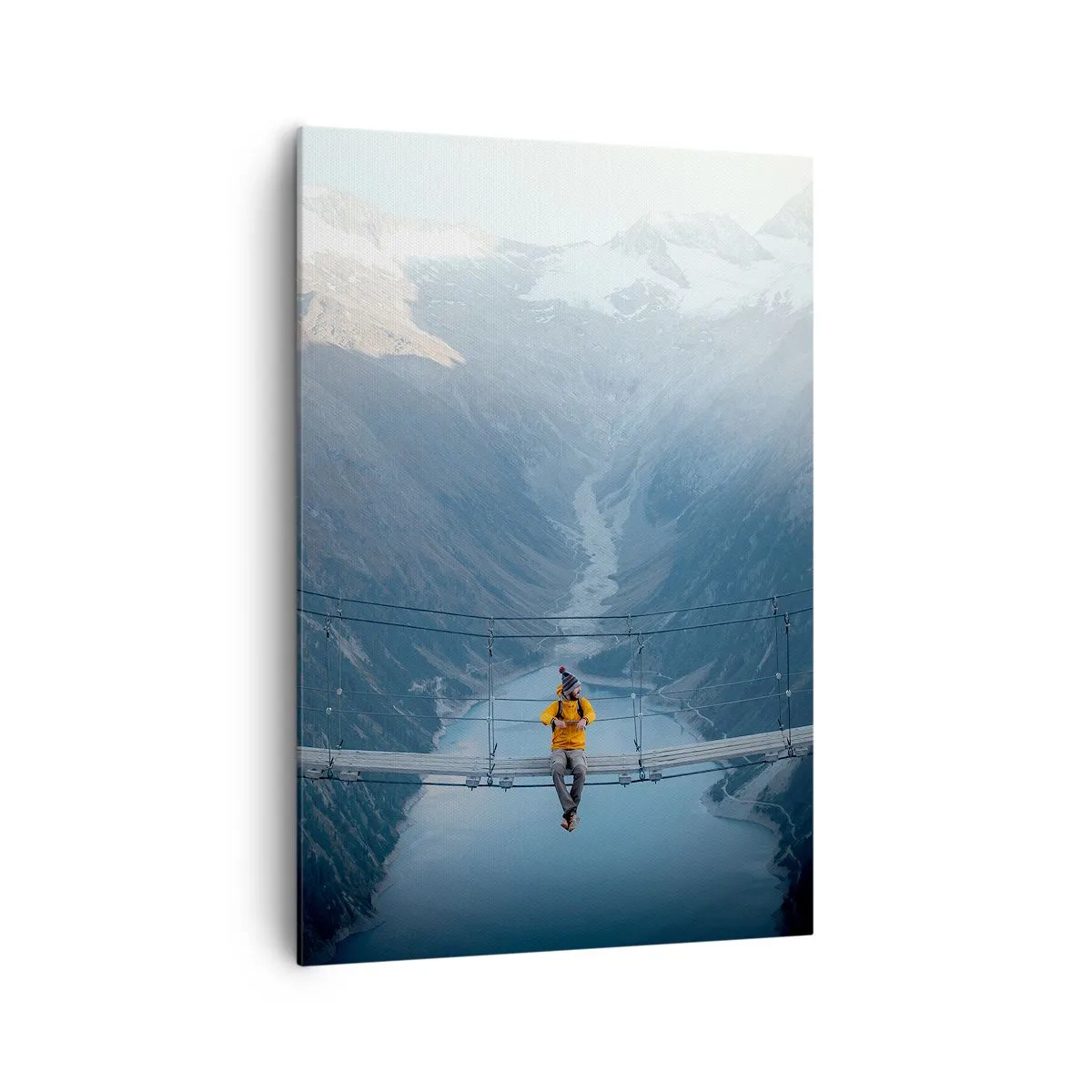 Tablou pe pânză Canvas - Încântat în suspensie - 70x100 cm