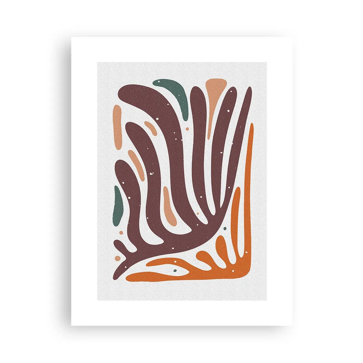 Poster - Compoziție organică radială - 30x40 cm