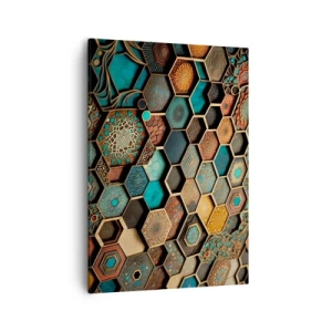 Tablou pe pânză - Ornamente arabe - o variație - 50x70 cm