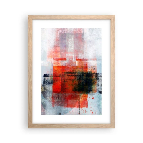 Poster în ramă de stejar deschis - Compoziție înfocată - 30x40 cm