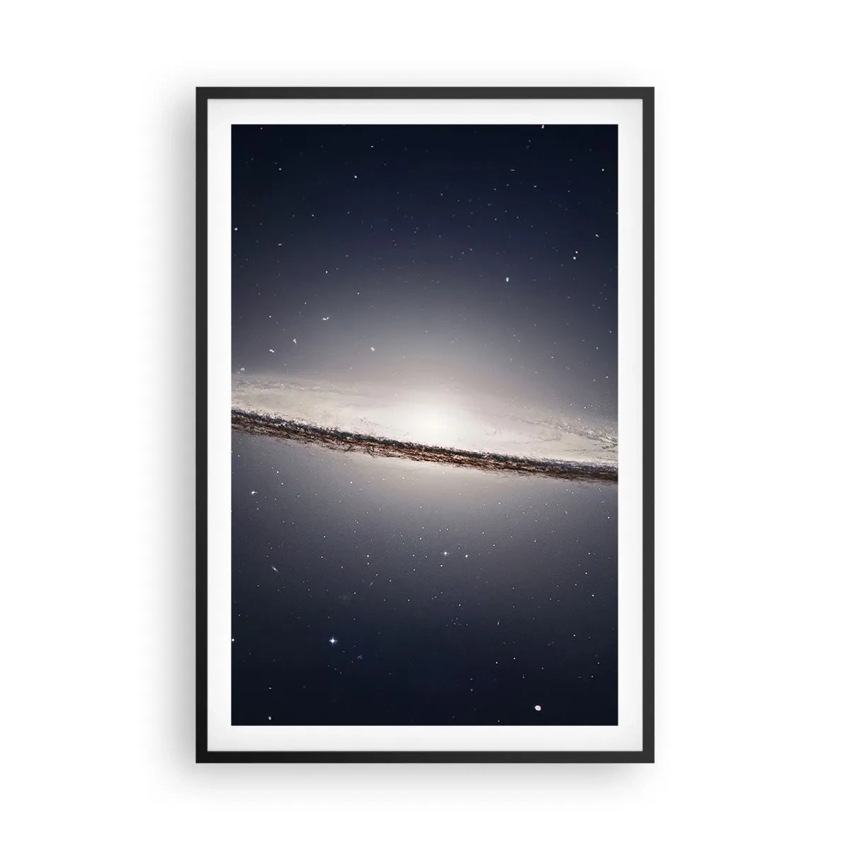 Poster în ramă neagră - Cu mult timp în urmă, într-o galaxie foarte, foarte îndepărtată... - 61x91 cm