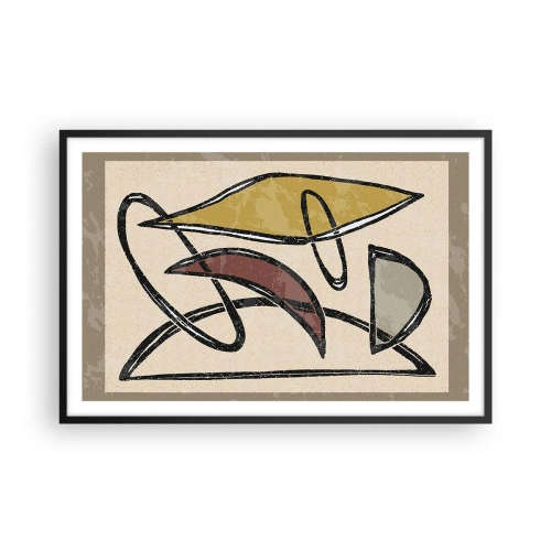 Poster în ramă neagră - Vertical și orizontal - 91x61 cm