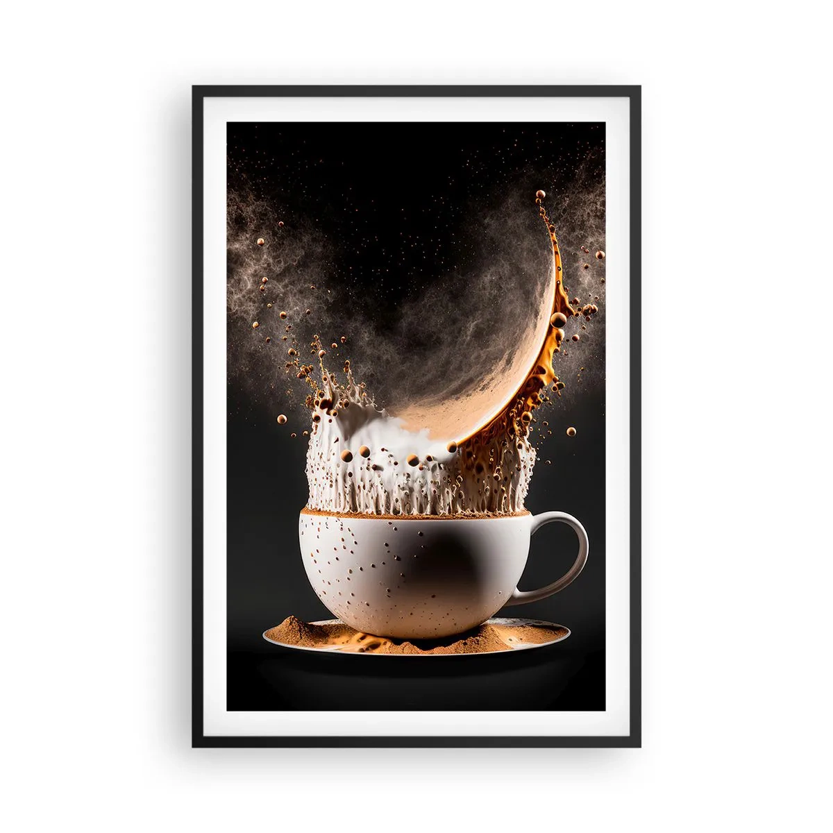 Poster în ramă neagră - O explozie de arome - 61x91 cm