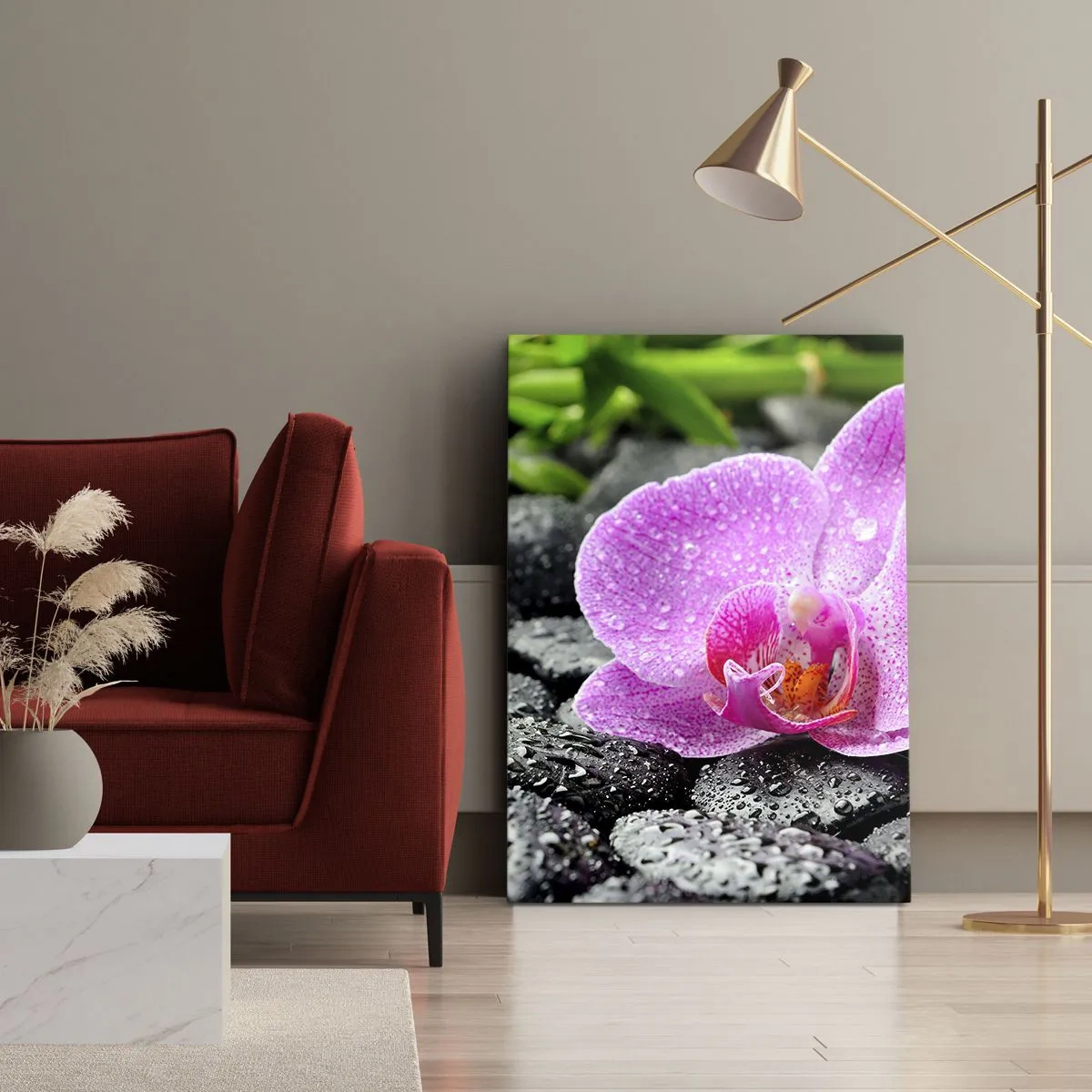 Tablou pe pânză - Ca o inimă deschisă - 65x120 cm