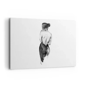 Tablou pe pânză - Cu ea lumea dispare - 120x80 cm