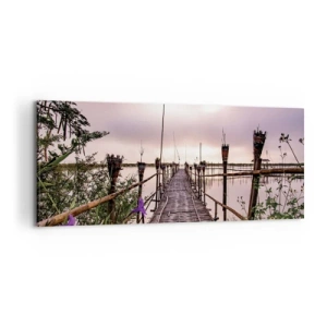 Tablou pe pânză - Pacea și liniștea Asiei - 100x40 cm