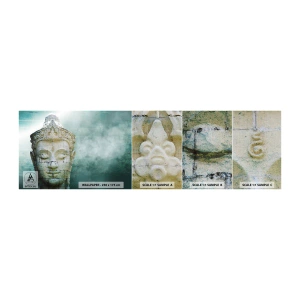 Mostră tapet autocolant Deluxe Sticker - Căutând iluminarea - Buddha, statuia lui Buddha, Asia - 100x30 cm