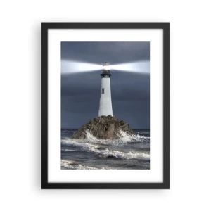 Poster în ramă neagră - Aici... aici...! - 30x40 cm