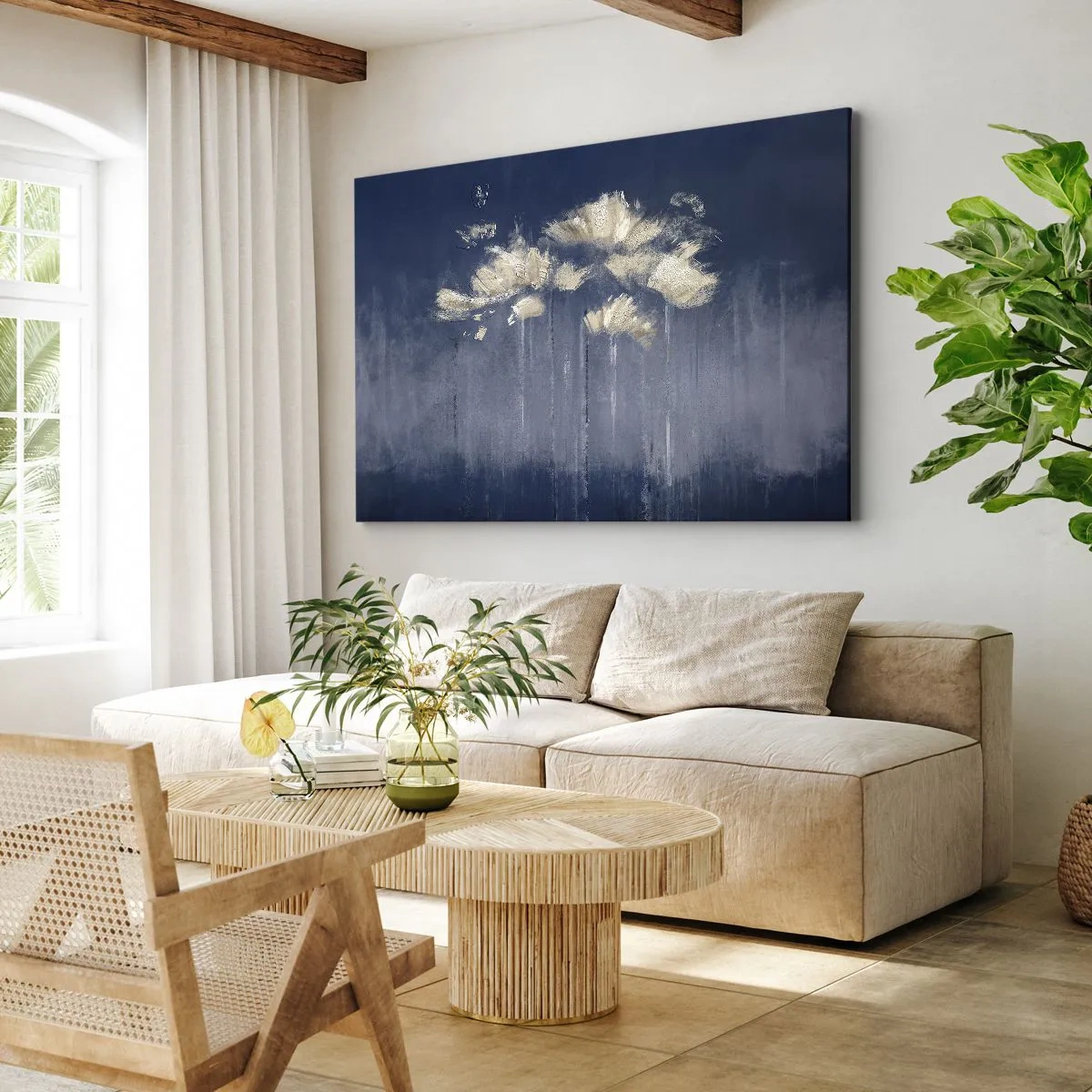 Tablou pe pânză - Ca petalele în vânt - 70x50 cm
