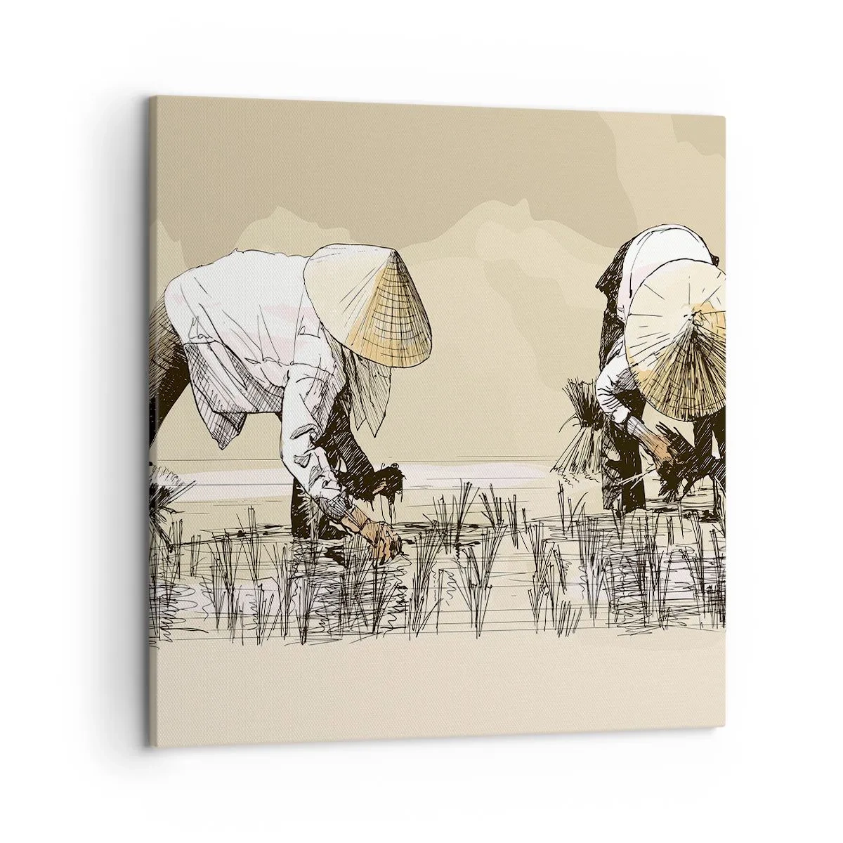 Tablou pe pânză - O recoltă reușită - 50x50 cm