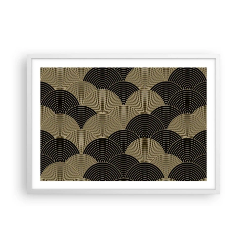 Poster în ramă albă - Unitate în multiplicitate - 70x50 cm