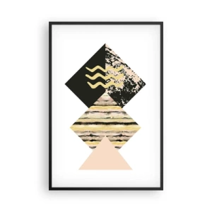Poster în ramă neagră - Aparent simplu - 61x91 cm