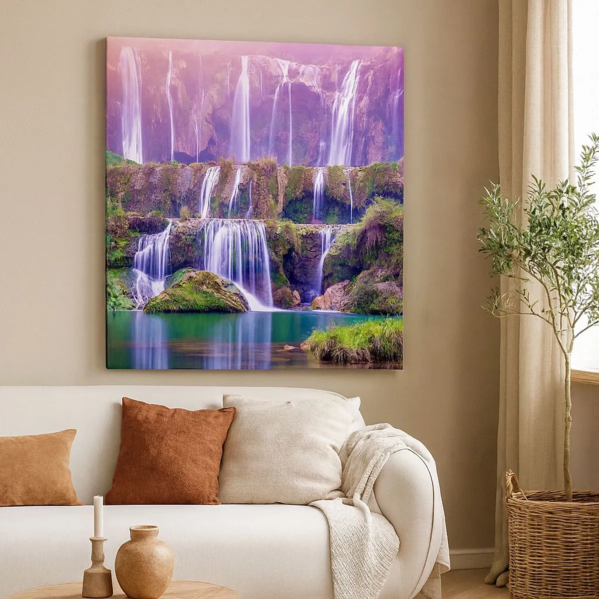 Tablou pe pânză - Scara către cer - 30x30 cm