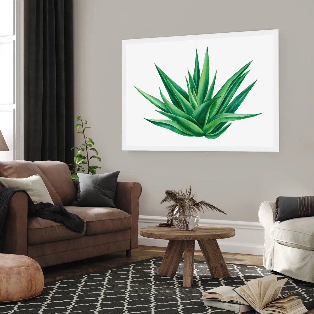 Poster - Verde - putere - viață - 70x50 cm