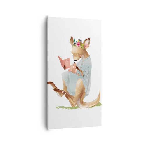 Tablou pe pânză - Citește-mi, mamă - 65x120 cm