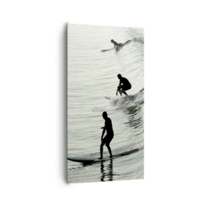 Tablou pe pânză - Pentru a întâmpina valul - 65x120 cm