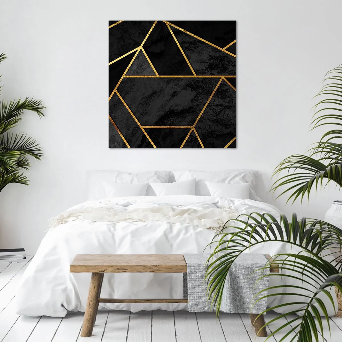 Tablou pe pânză - Întuneric și lumină - 50x50 cm