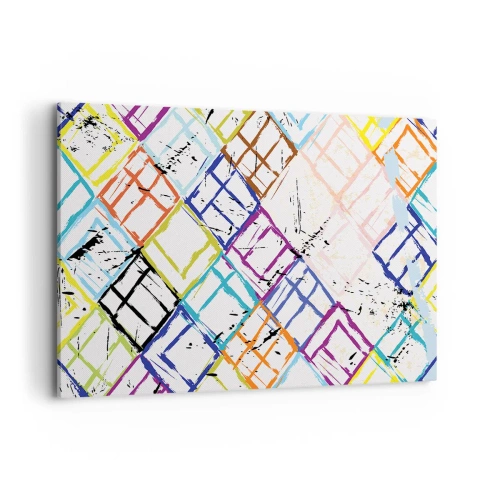 Tablou pe pânză - Ferestre și ferestruici - 120x80 cm