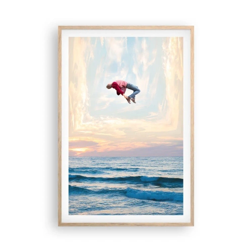 Poster în ramă de stejar deschis - Spre o altă dimensiune - 61x91 cm