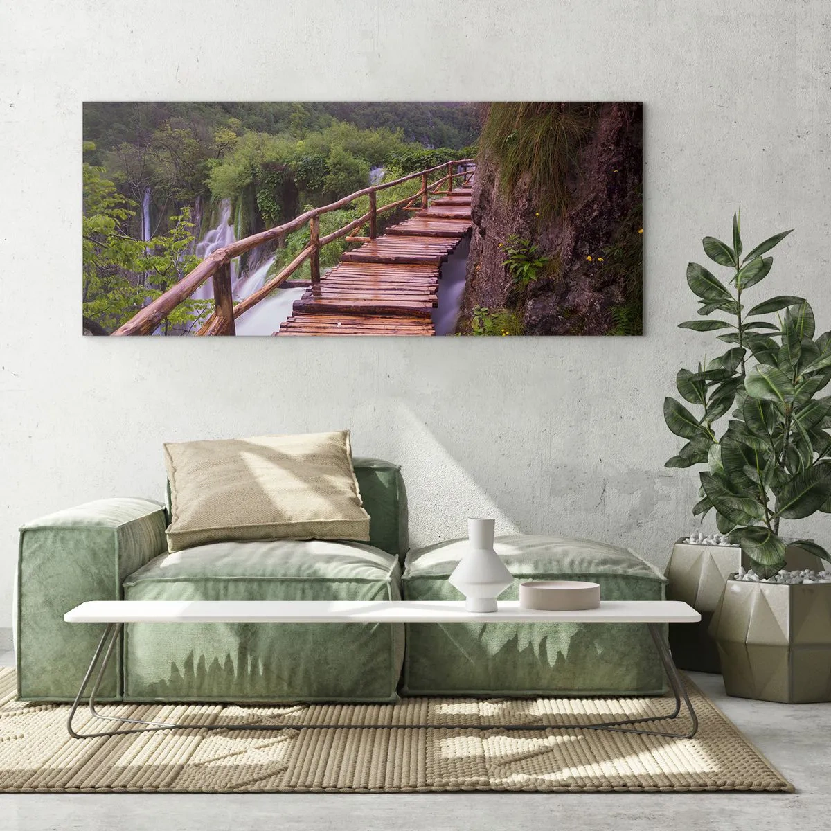 Tablou pe sticlă - Frumusețe de necrezut - 120x50 cm