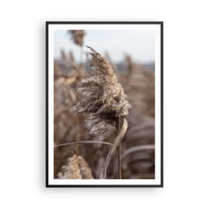 Poster în ramă neagră - E timpul să zbori cu vântul - 70x100 cm