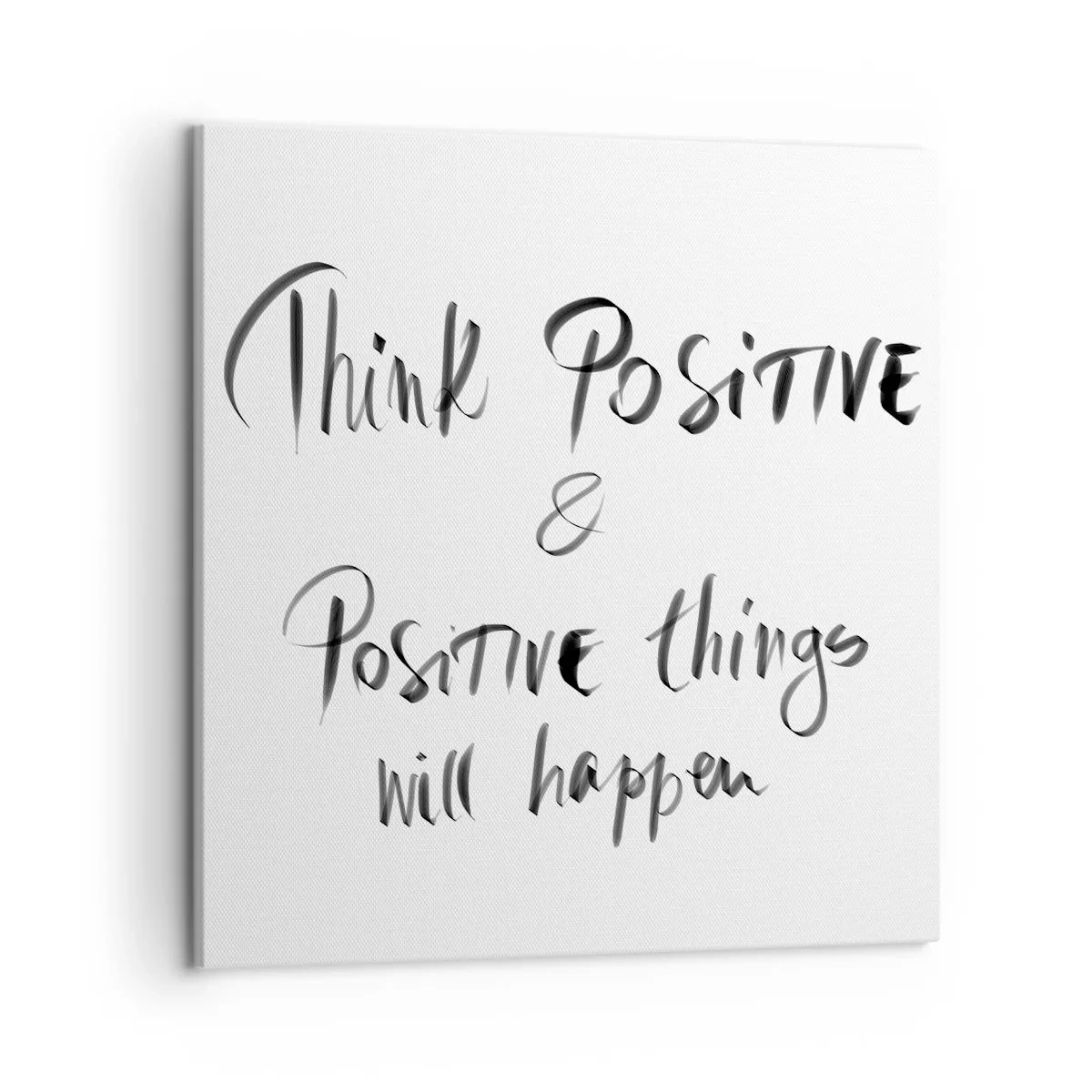 Tablou pe pânză - Cum să trăim bine? - 50x50 cm