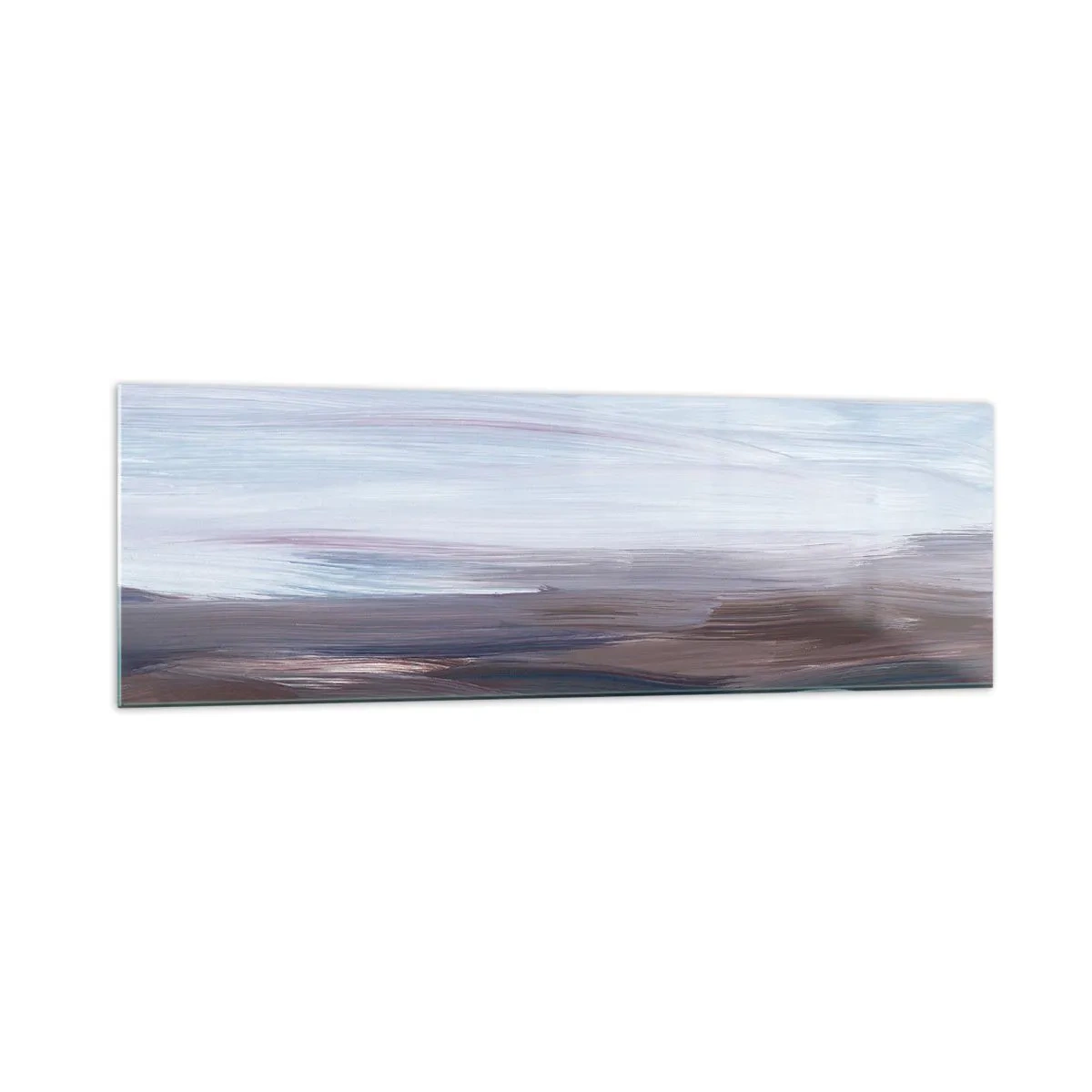 Tablou pe sticlă - Elemente: apă - 160x50 cm