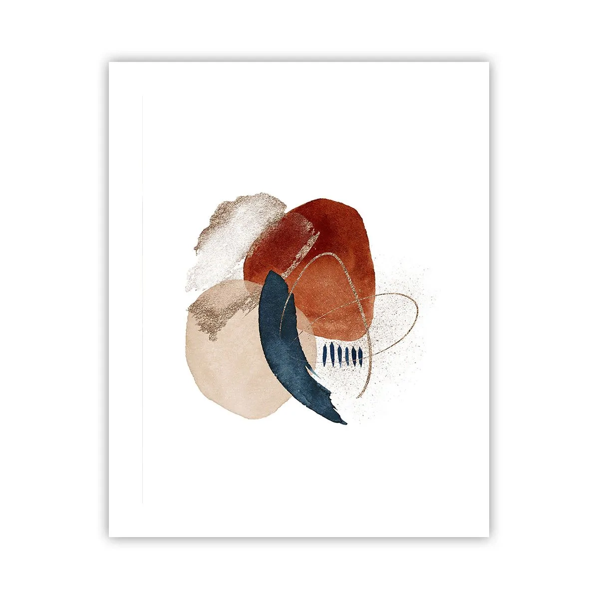 Poster - Compoziție ovală - 40x50 cm