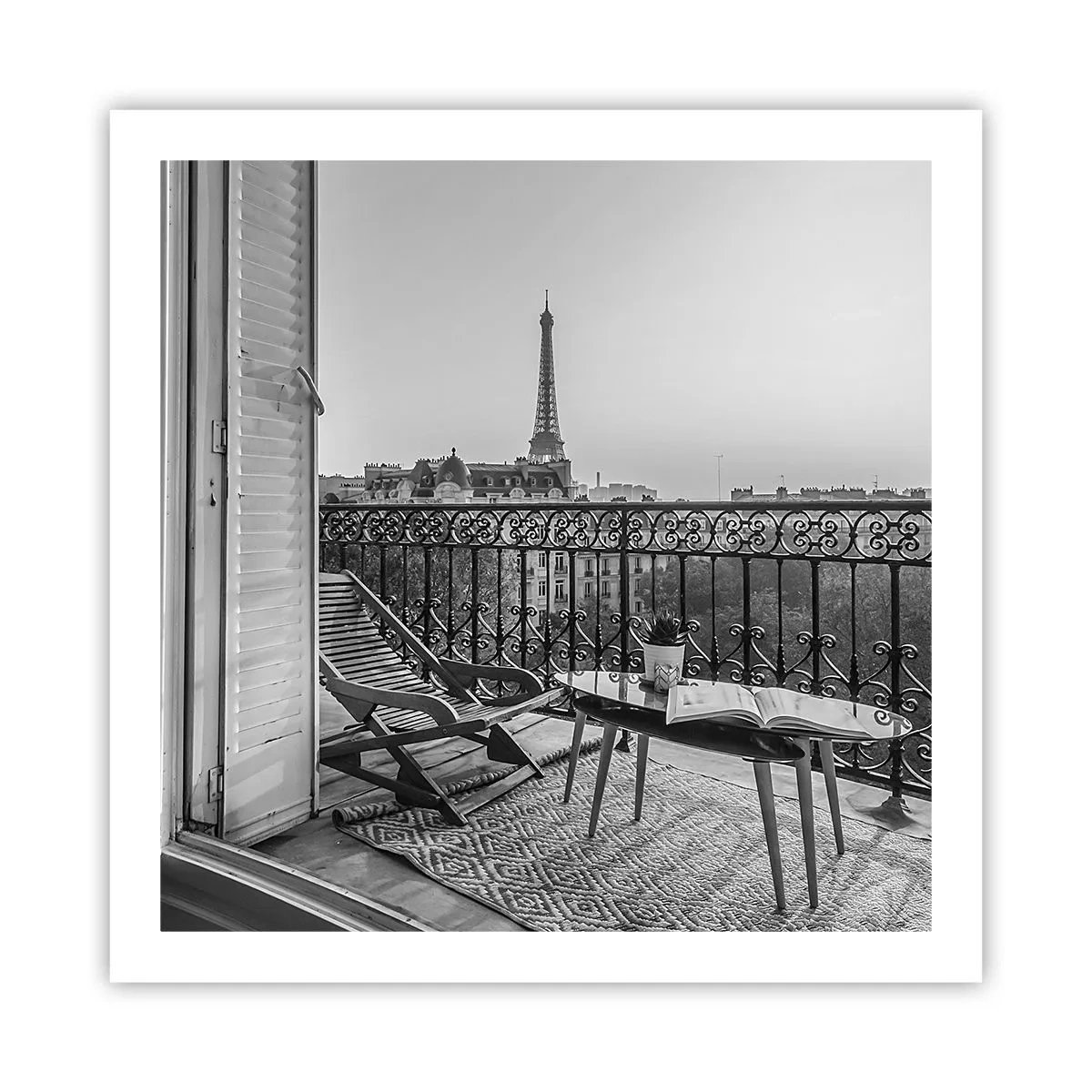 Poster - După-amiază pariziană - 60x60 cm