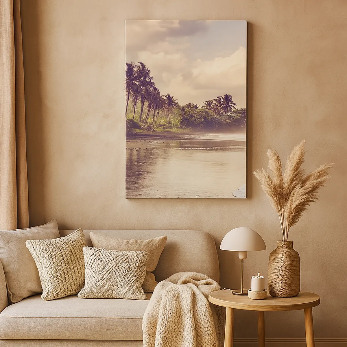 Tablou pe pânză - Mângâind valurile - 50x70 cm