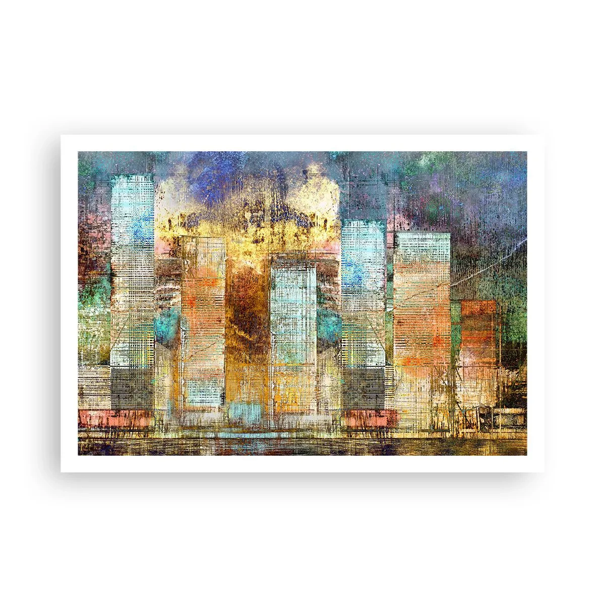 Poster - Metropola însorită - 100x70 cm