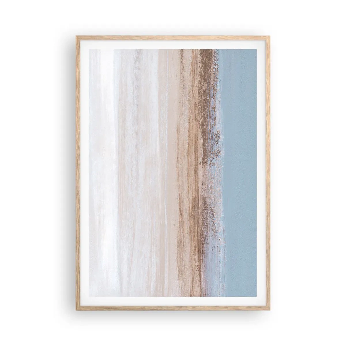 Poster în ramă de stejar deschis - Un peisaj ambiguu - 70x100 cm